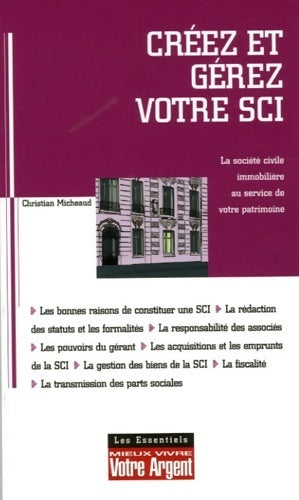 Livrenpoche : Créez et gérez votre SCI - Christian Micheaud - Livre