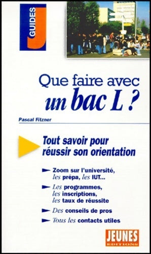 Livrenpoche : Que faire avec un bac L ? - Pascal Fitzner - Livre