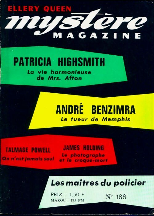 Livrenpoche : Mystère magazine n°186 - Collectif - Livre