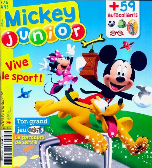 Livrenpoche : Mickey junior n°420 : Vive le sport ! - Collectif - Livre