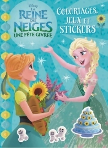 Livrenpoche : Reine des neiges, une fête givrée. Coloriages, jeux et stickers - Disney - Livre