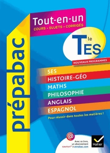 Livrenpoche : Tout-en-un Terminale ES - Jean-Claude Drouin - Livre