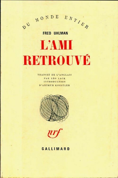 Livrenpoche : L'ami retrouvé - Fred Uhlman - Livre