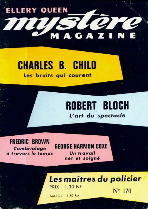 Livrenpoche : Mystère magazine n°170 - Collectif - Livre