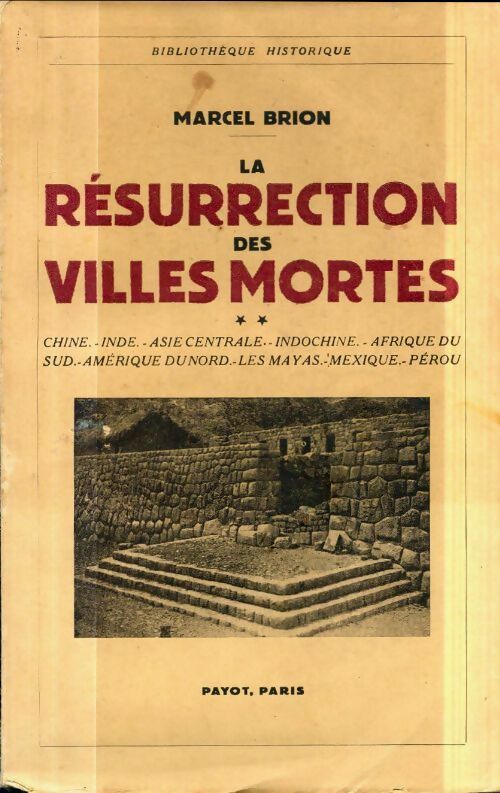 Livrenpoche : La résurrection des villes mortes Tome II - Marcel Brion - Livre