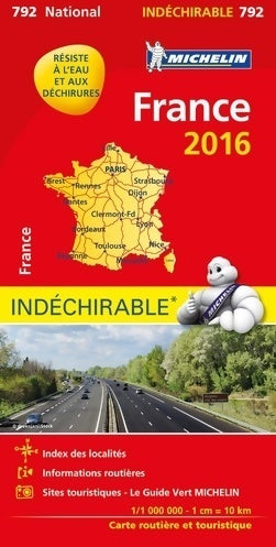 Livrenpoche : Carte France 2016 - Collectif - Livre