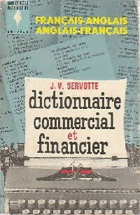 Livrenpoche : Dictionnaire commercial et financier (français-anglais/anglais-français) - J.V. Servotte - Livre