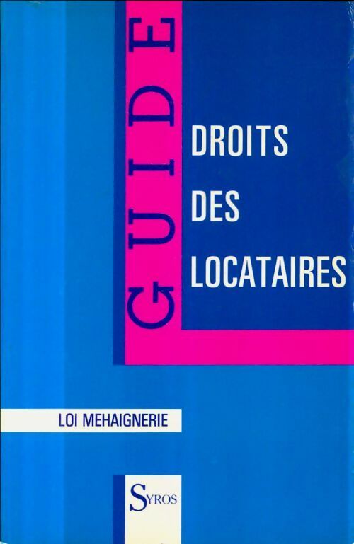 Livrenpoche : Droits des locataires - Collectif - Livre