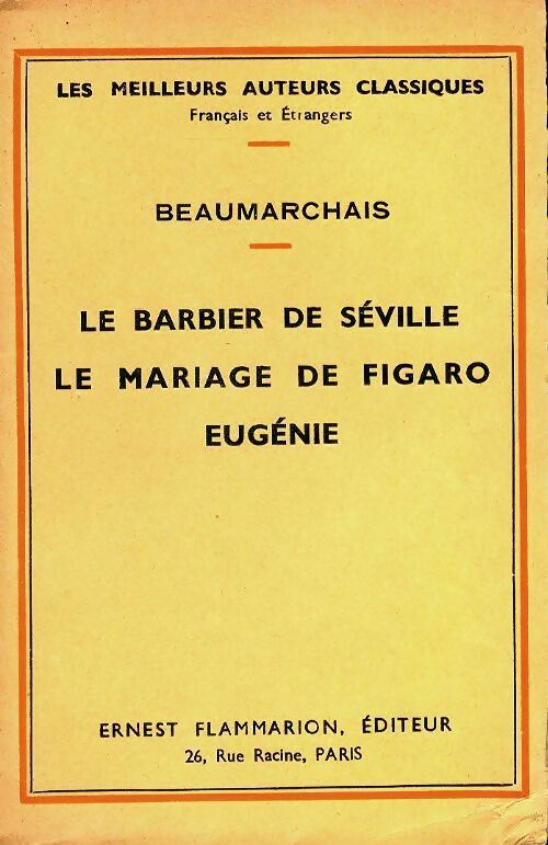 Livrenpoche : Théâtre - Beaumarchais - Livre