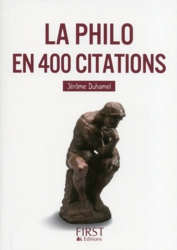 Livrenpoche : La philo en 400 citations - Jérôme Duhamel - Livre