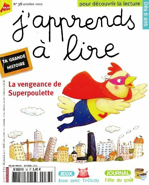 Livrenpoche : J'apprends à lire n°38 : La vengeance de Superpoulette - Collectif - Livre