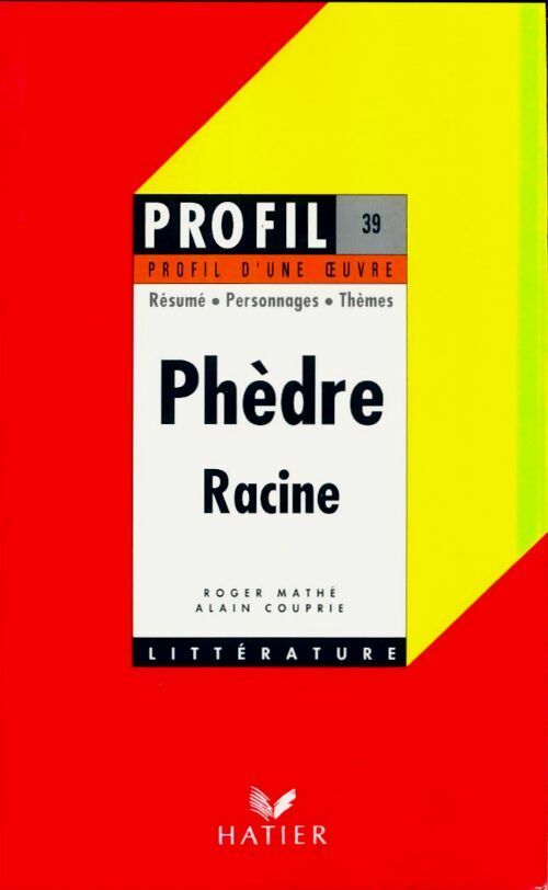 Livrenpoche : Phèdre - Jean Racine - Livre