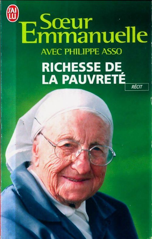 Livrenpoche : Richesse de la pauvreté - Soeur Emmanuelle - Livre