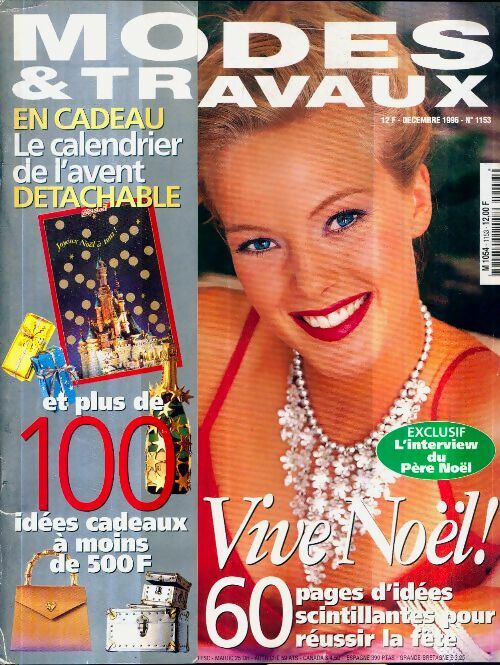 Livrenpoche : Modes & travaux n°1153 : Vive Noël ! - Collectif - Livre