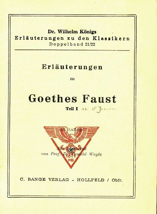Livrenpoche : Faust teil I - Johann Wolfgang Von Goethe - Livre
