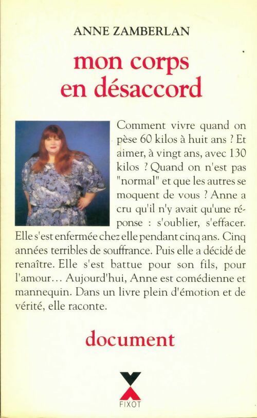 Livrenpoche : Mon corps en désaccord - Anne Zamberlan - Livre