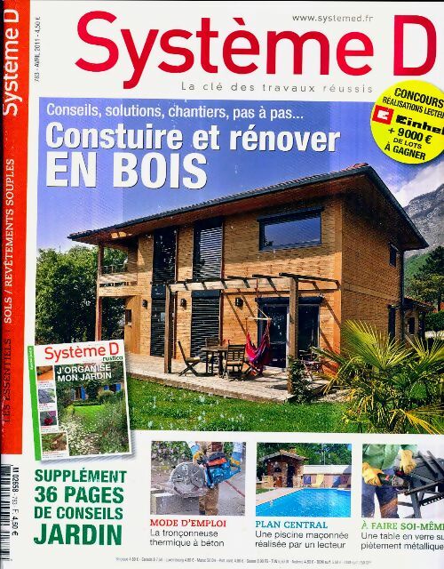 Livrenpoche : Système D n°783 : Construire et rénover du bois - Collectif - Livre