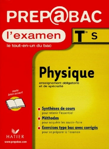 Livrenpoche : Physique Terminale S - Anne-Marie Dégurse - Livre