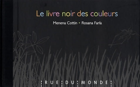 Le livre noir des couleurs - Menena Cottin - Livre