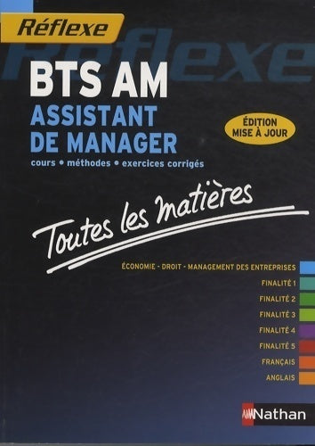 Livrenpoche : Toutes les matières BTS assistant de manager - N. Auzeby - Livre