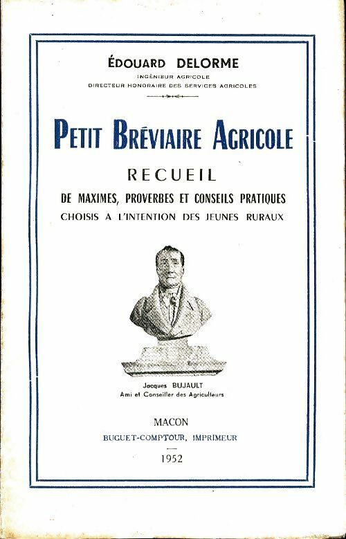 Livrenpoche : Petit bréviaire agricole - Edouard Degeorge - Livre