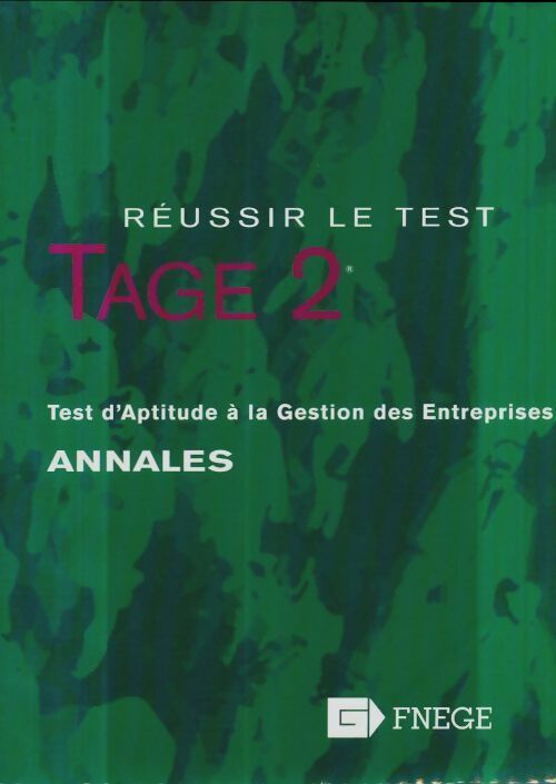 Réussir le test TAGE 2 - Collectif - Livre