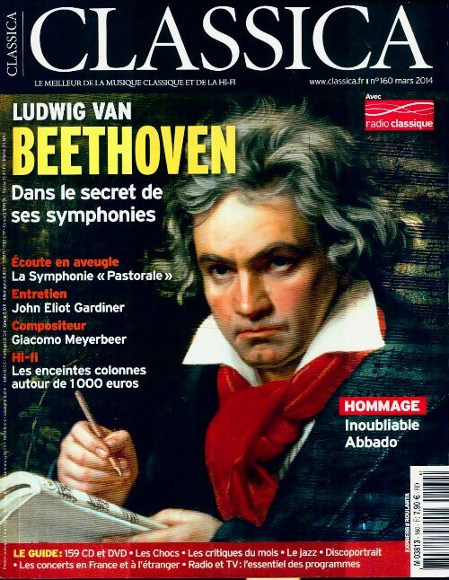 Livrenpoche : Classica n°160 : Beethoven - Collectif - Livre