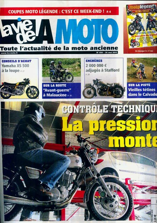 Livrenpoche : La vie de la moto n°658 : Contrôle technique, la pression monte - Collectif - Livre