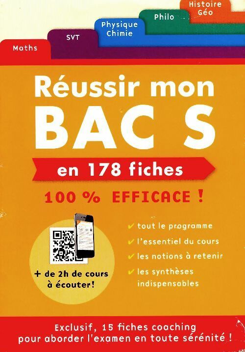 Livrenpoche : Réussir mon Bac S en 178 fiches - Collectif - Livre