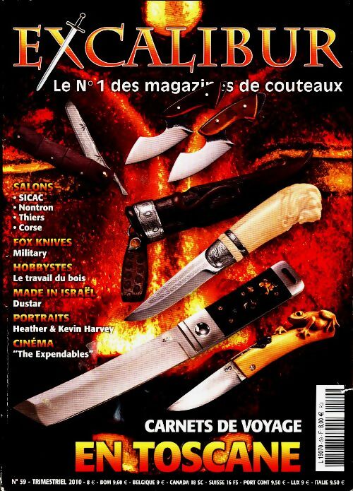 Livrenpoche : Excalibur n°59 : Carnets de voyage en Toscane - Collectif - Livre