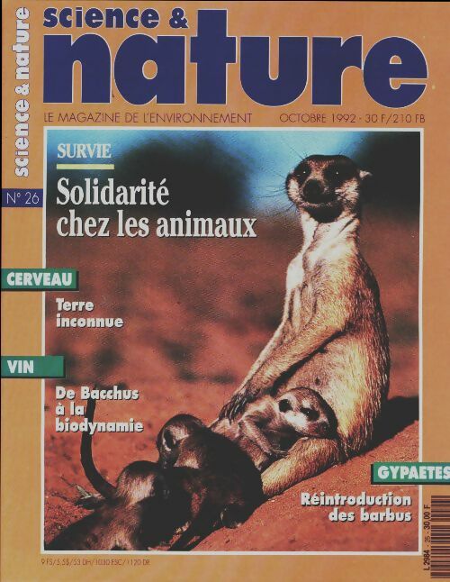 Livrenpoche : Science & nature n°26 : Solidarité chez les animaux - Collectif - Livre