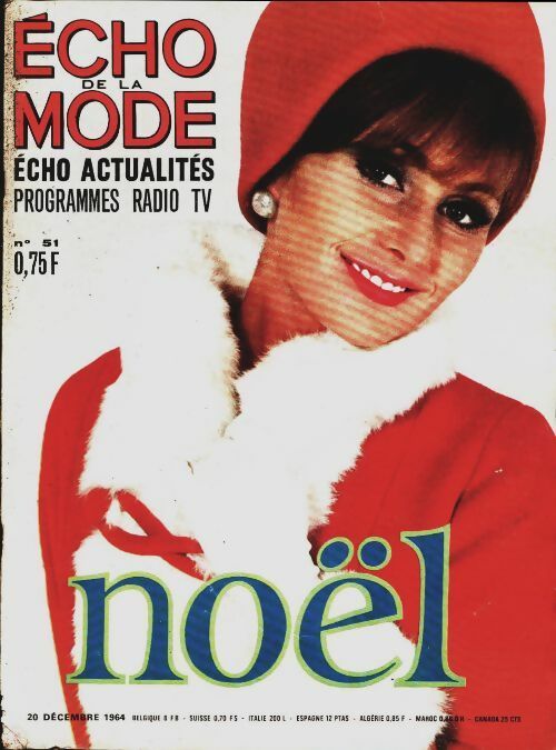 Livrenpoche : L'écho de la mode 1964 n°51 : Noël - Collectif - Livre