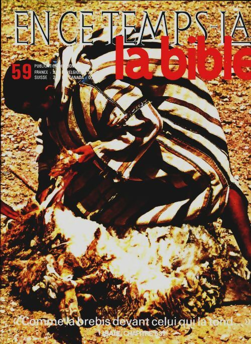 Livrenpoche : En ce temps-là la Bible n°59 : Comme la brebis devant - Collectif - Livre