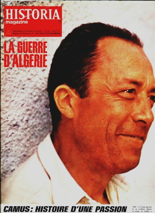Livrenpoche : Historia la guerre d'Algérie n°210 : Camus, histoire d'une passion - Collectif - Livre
