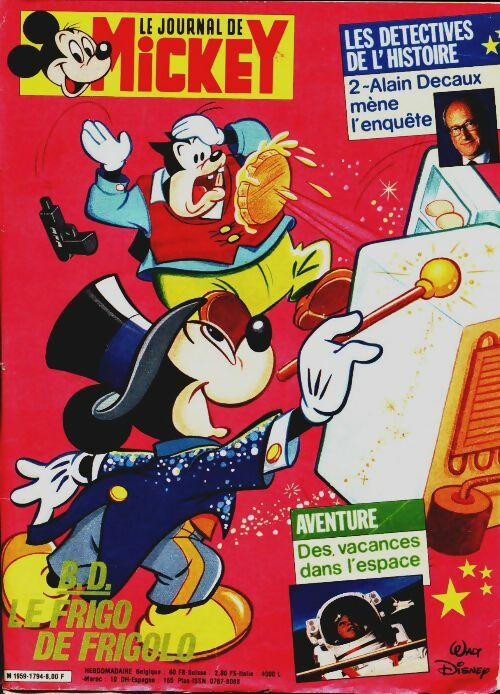 Livrenpoche : Le journal de Mickey n°1794 : Le frigo de Frigolo - Collectif - Livre