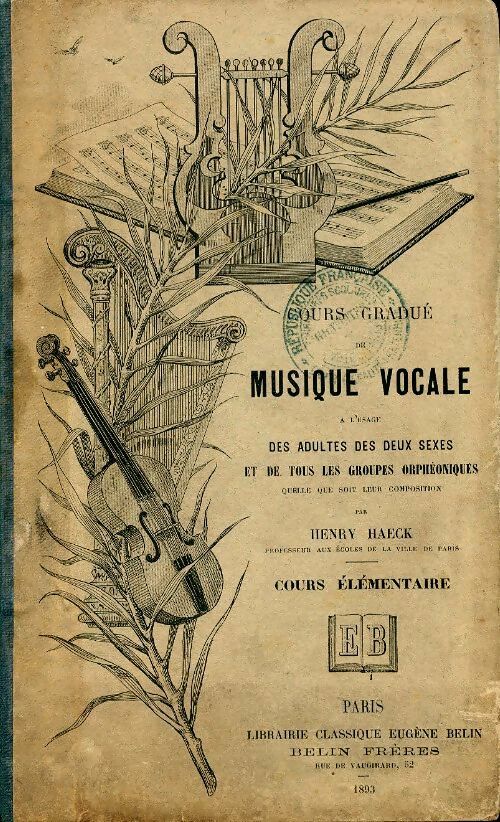Livrenpoche : Cours gradué de musique vocale - Collectif - Livre