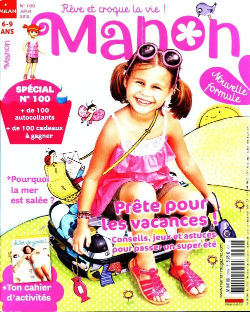 Livrenpoche : Manon n°100 : Prête pour les vacances ! - Collectif - Livre