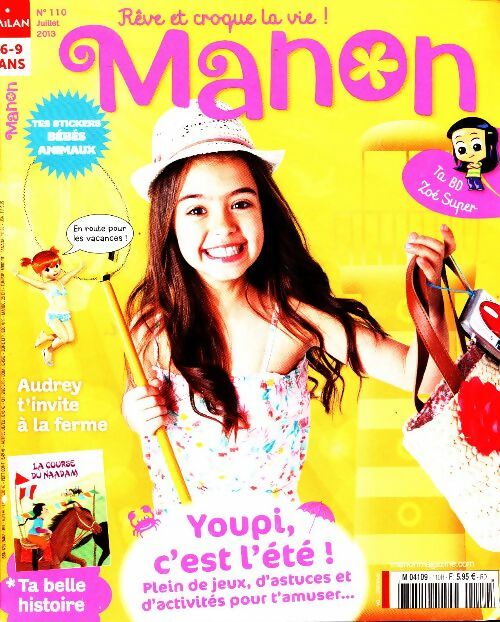 Livrenpoche : Manon n°110 : Youpi, c'est l'été ! - Collectif - Livre