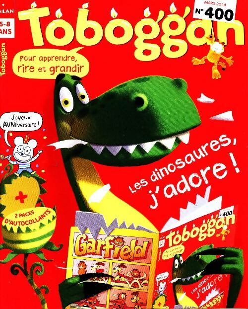 Livrenpoche : Toboggan n°400 : Les dinosaures, j'adore ! - Collectif - Livre