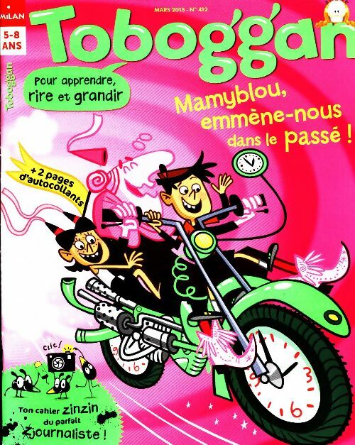 Livrenpoche : Toboggan n°412 : Mamyblou, emmène-nous dans le passé ! - Collectif - Livre