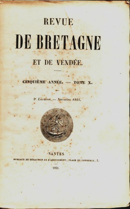 Livrenpoche : Revue de Bretagne et de Vendée 5e année Tome X - Collectif - Livre