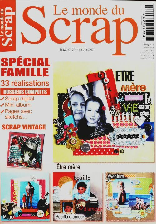 Livrenpoche : Le monde du scrap n°4 : Spécial famille - Collectif - Livre