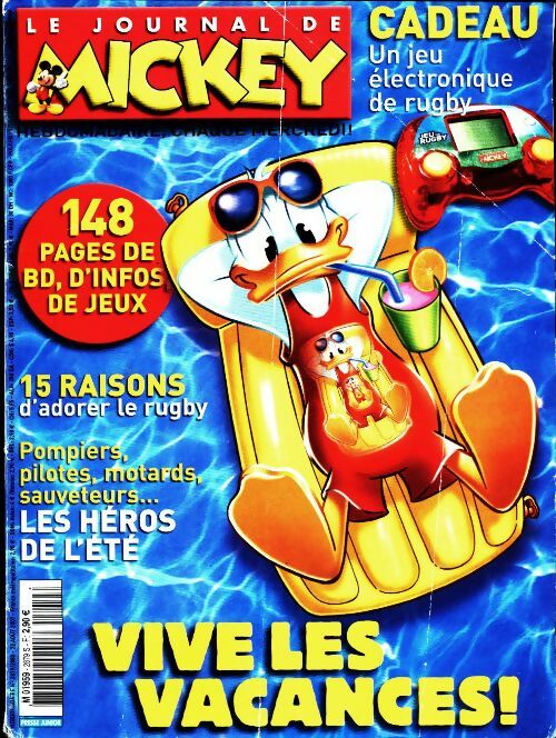 Livrenpoche : Le journal de Mickey n°2879-2880 : Vive les vacances ! - Collectif - Livre