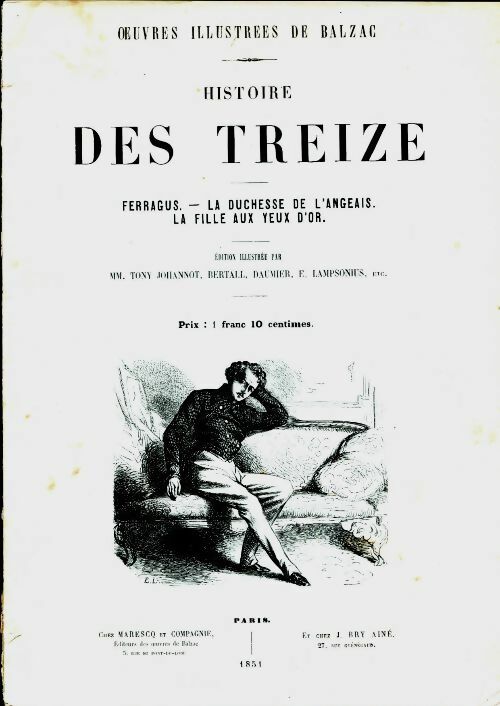 Livrenpoche : Histoire des treize - Honoré De Balzac - Livre