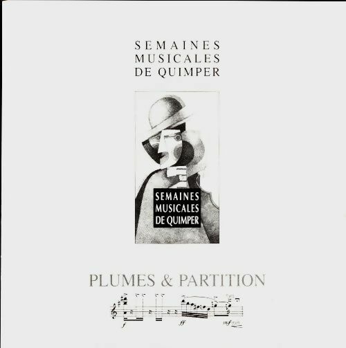 Livrenpoche : Plumes & partition. Semaines musicales de Quimper - Collectif - Livre