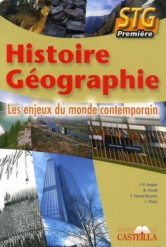 Livrenpoche : Histoire géographie 1ère STG. Les enjeux du monde contemporain - J.-P. Auger - Livre