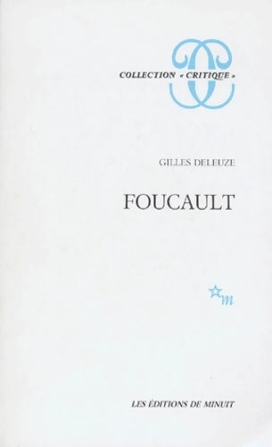 Foucault - Gilles Deleuze - Livre