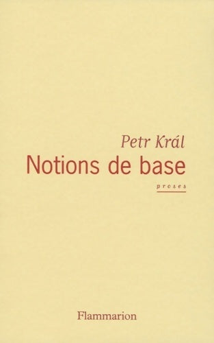 Livrenpoche : Notions de base - Petr Kral - Livre