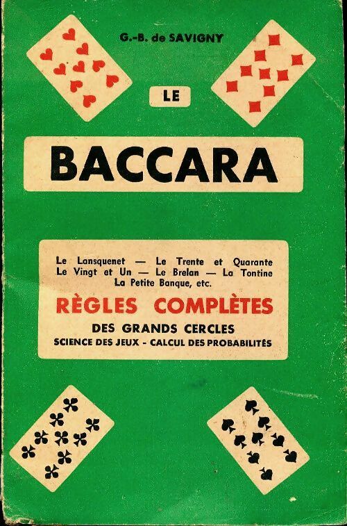 Livrenpoche : Le baccara - G.B De Savigny - Livre