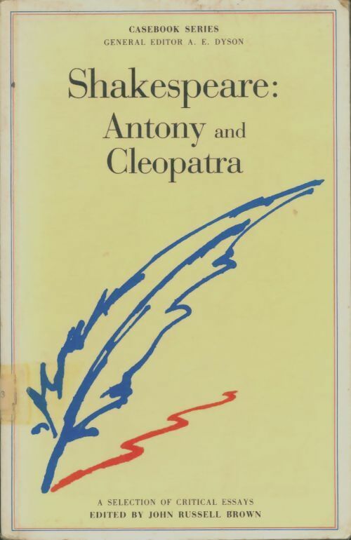 Livrenpoche : Shakespeare's Antony and Cleopatra - John Russell Brown - Livre